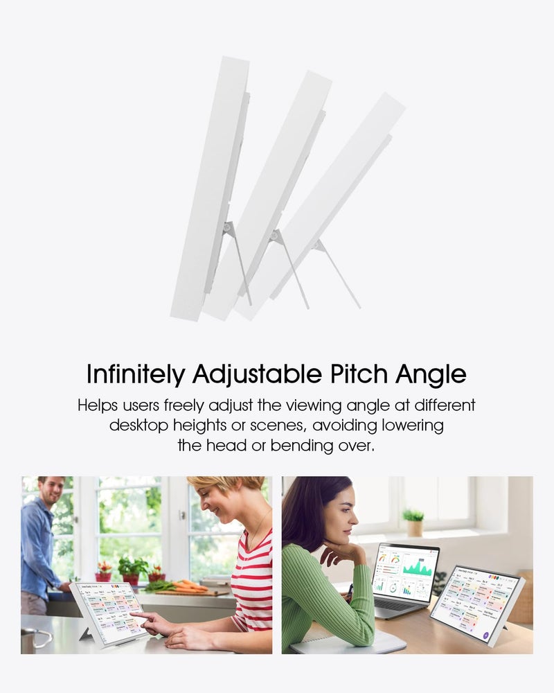 LANGZIHT Adjustable Stand for Skylight Calendar 15 Inch (Gen 1) â€“ Heavy-Duty Metal, Infinite Tilt Adjustment â€“ Premium Accessory (Not Compatible with 15 Inch Gen 2) - Image 4