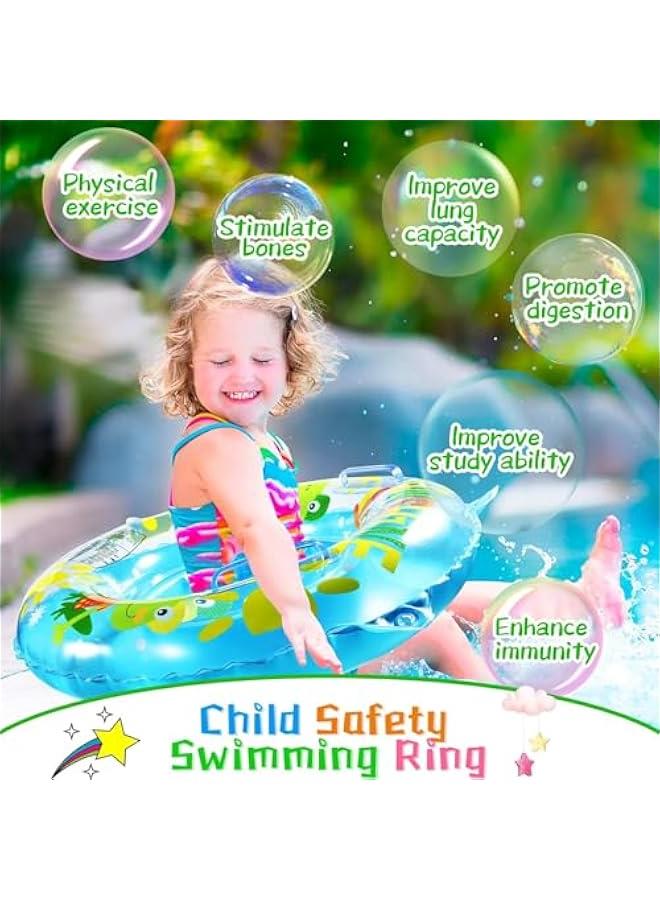 RYNX Baby Swimming Float，Children Waist Float Ring Inflatable Baby Swim Float with Float Seat、Swim Pool Bathing Accessories for Children Kids InfantsBaby Swimming Float Ring for 336 Months - Image 4