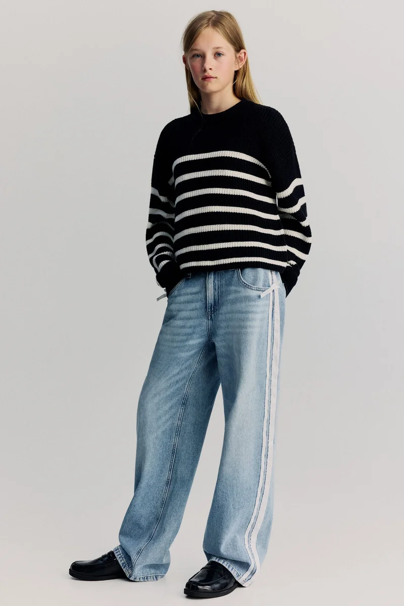 H&M Baggy Fit Low Jeans