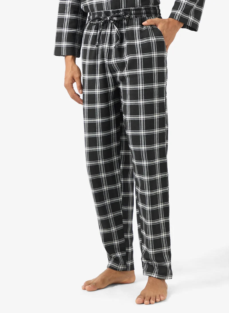 Robert Wood Nightwear Shirt & Pants Set
