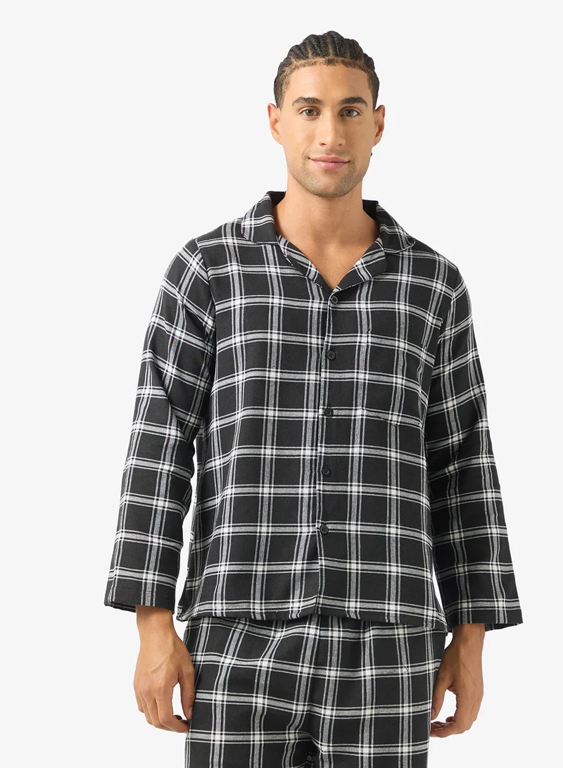 Robert Wood Nightwear Shirt & Pants Set
