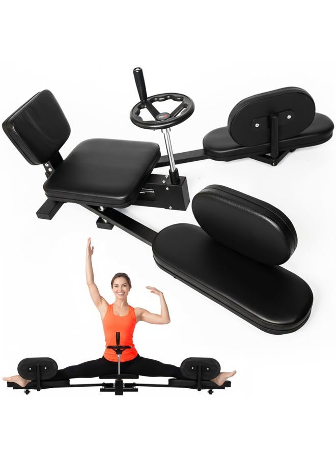 MuscleForge Leg Stretcher Machine – Heavy-Duty Split Machine up to 180° Flexibility – Adjustable 3-Bar Leg Spreader for Ballet, Yoga, Martial Arts – Compact Home Gym Splits Trainer, 150 kg - Image 1