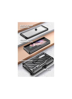 SupCase Unicorn Beetle Pro Series Case for Samsung Galaxy Z Fold 3 5G (2021), Full-Body Dual Layer Rugged Case with Built-in Screen Protector & Kickstand & S Pen Slot (Black)  - Image 4