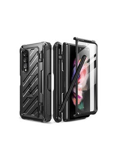SupCase Unicorn Beetle Pro Series Case for Samsung Galaxy Z Fold 3 5G (2021), Full-Body Dual Layer Rugged Case with Built-in Screen Protector & Kickstand & S Pen Slot (Black)  - Image 2