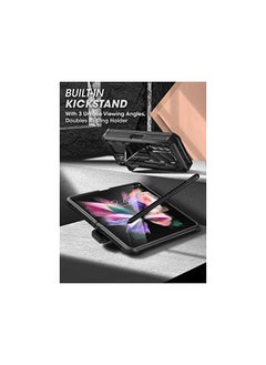 SupCase Unicorn Beetle Pro Series Case for Samsung Galaxy Z Fold 3 5G (2021), Full-Body Dual Layer Rugged Case with Built-in Screen Protector & Kickstand & S Pen Slot (Black)  - Image 5