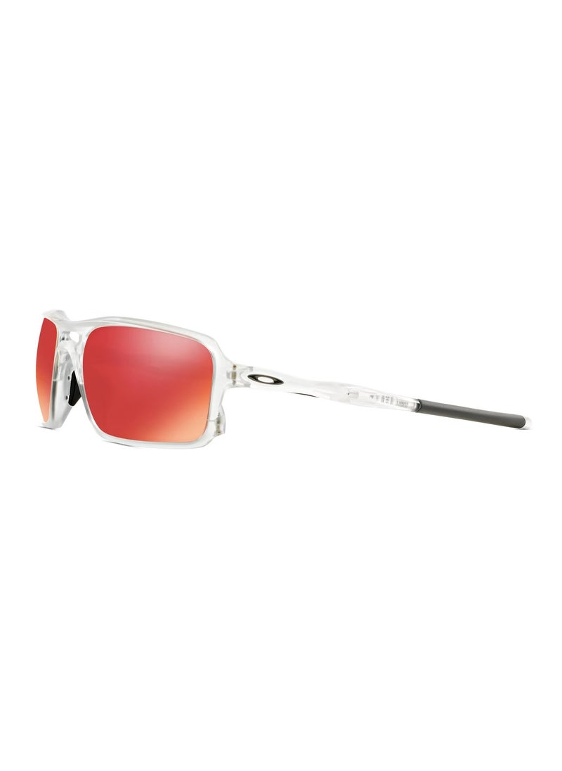 Oakley Triggerman Sunglasses with Matte Clear Frame and Torch Iridium Lenses