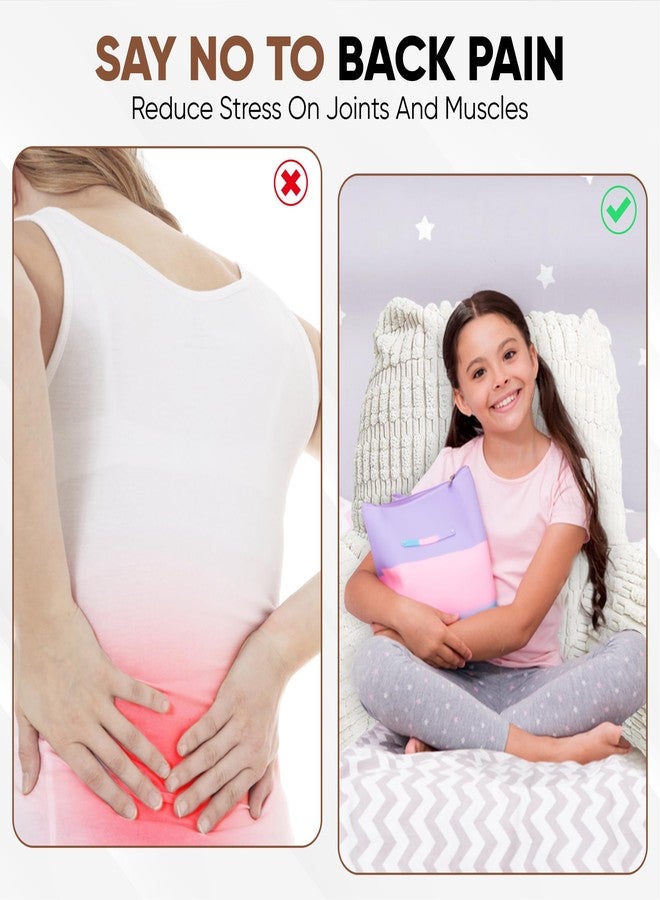 Comfy Reading Pillow with Arms - Supportive Backrest for Bed and Floor Lounging, Perfect for Reading and Relaxing - Image 4