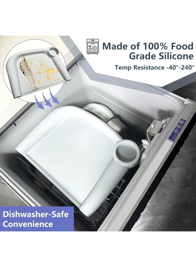 FAILUN Silicone Baby Dining Tray Compatible with Inglesina Fast Table Chair & Other Hook-On High Chairs - Image 4