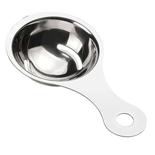 WE-CEF Egg Sheller Stainless Steel Egg White Separator Spoon Tools Eggs Yolk Filter Gadgets Kitchen Accessories Separating Funnel Spoon Egg Divider Tool Home, Kitchen (1) - Image 1