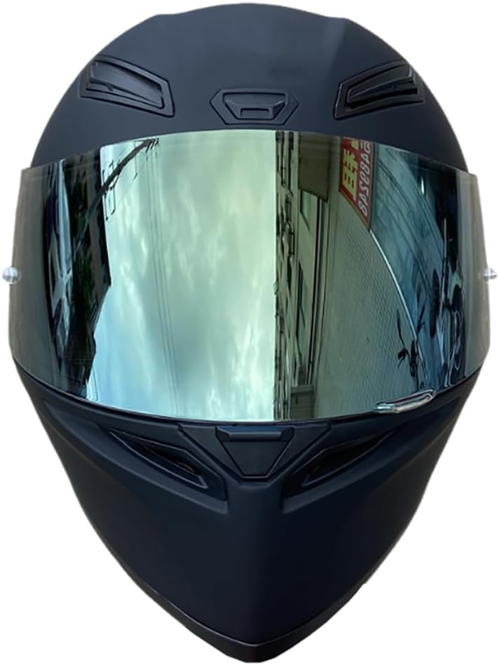 BSTOP K1 UV-Protected Face Shield for AGV K1, K1S, K3SV, K5, K5S Helmets - Revo Clear Gold (Day and Night) - Image 5