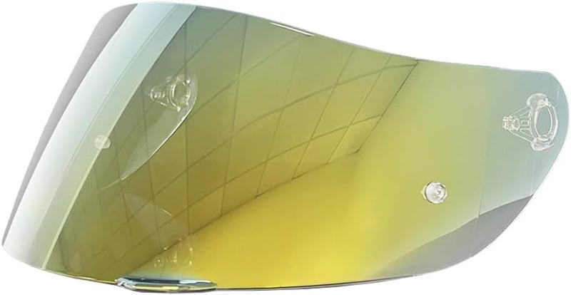 BSTOP K1 UV-Protected Face Shield for AGV K1, K1S, K3SV, K5, K5S Helmets - Revo Clear Gold (Day and Night) - Image 1
