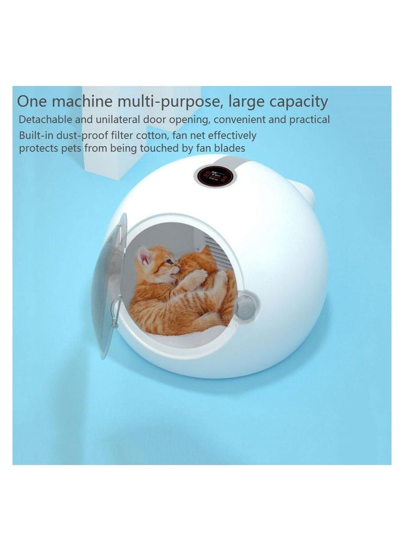 Cool Baby COOLBABY Home Pet Drying Box,Intelligent Silent Pet Dryer,Built in Light,Warm Air Surround,Color Screen Operation Panel,White - Image 2