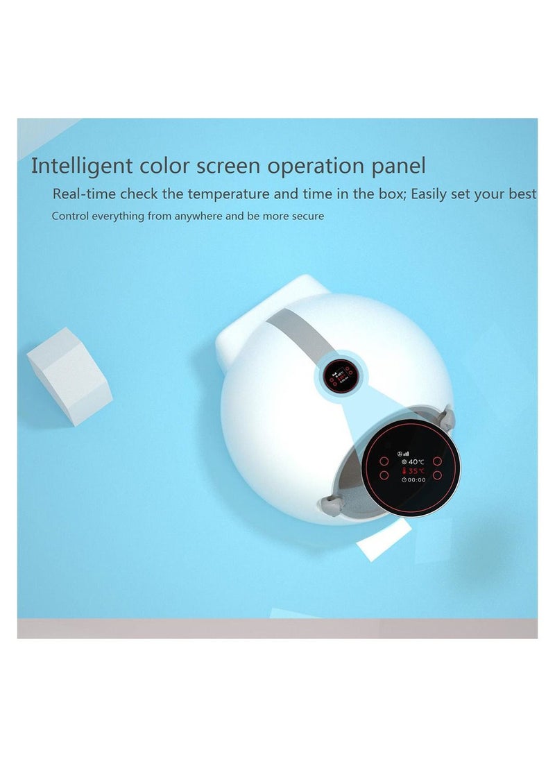 Cool Baby COOLBABY Home Pet Drying Box,Intelligent Silent Pet Dryer,Built in Light,Warm Air Surround,Color Screen Operation Panel,White - Image 5