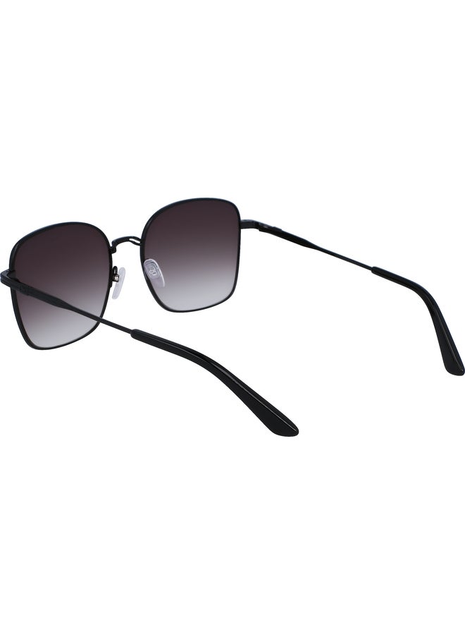 CALVIN KLEIN FULL RIM METAL MODIFIED RECTANGLE CALVIN KLEIN SUN CK23100S N 5618 (001) BLACK - Image 3
