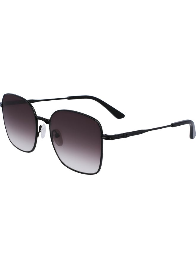 CALVIN KLEIN FULL RIM METAL MODIFIED RECTANGLE CALVIN KLEIN SUN CK23100S N 5618 (001) BLACK - Image 2
