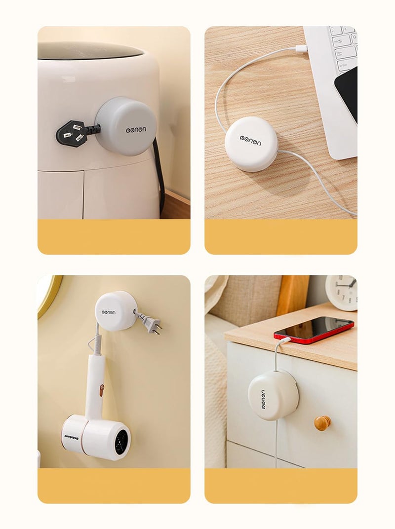 Evona Cord Wrapper Hooks Wall-Mounted Cable Organizer Cable Winder Punch-free Wire Hider Data Line Holder Wire Fixer Cable Organizer Power Cord Clamp Kitchen - Image 4