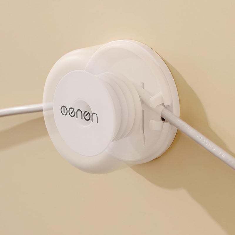 Evona Cord Wrapper Hooks Wall-Mounted Cable Organizer Cable Winder Punch-free Wire Hider Data Line Holder Wire Fixer Cable Organizer Power Cord Clamp Kitchen - Image 2
