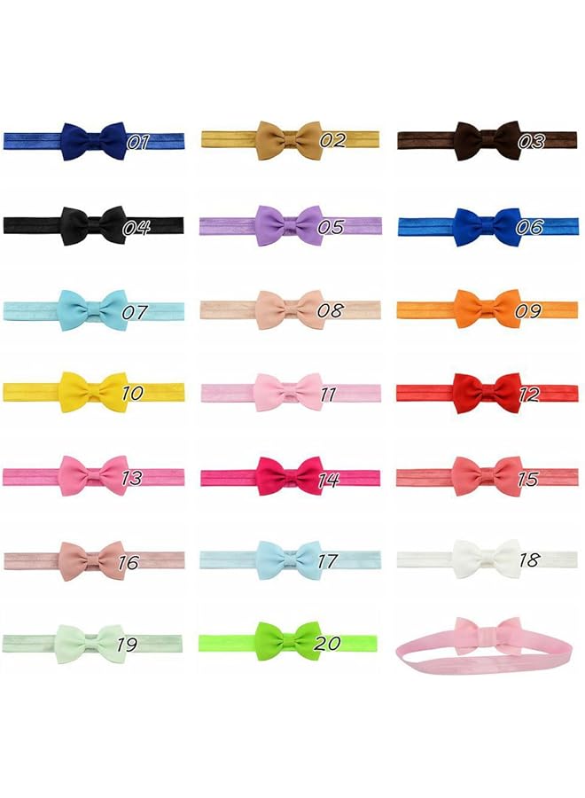 ويلينج تي عصابات رأس للبنات الصغيرات، فيونكات صغيرة، شريط من الحرير الخشن، مقاس 2.75 بوصة، ربطة شعر، إكسسوارات شعر للبنات الصغيرات، الرضع، الأطفال الصغار، حديثي الولادة - Image 3
