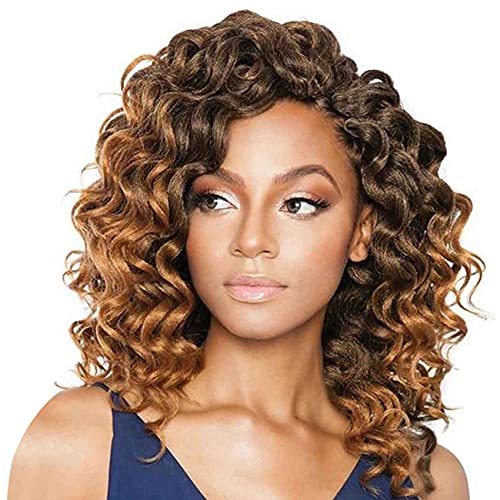Ocean Wave Crochet Hair Deep Wave Crochet Hair for Black Women Ocean Wave Braids Hair Synthetic Crochet Braiding Hair Extensions 8 Packs 9 Inch Pack of 8 T30