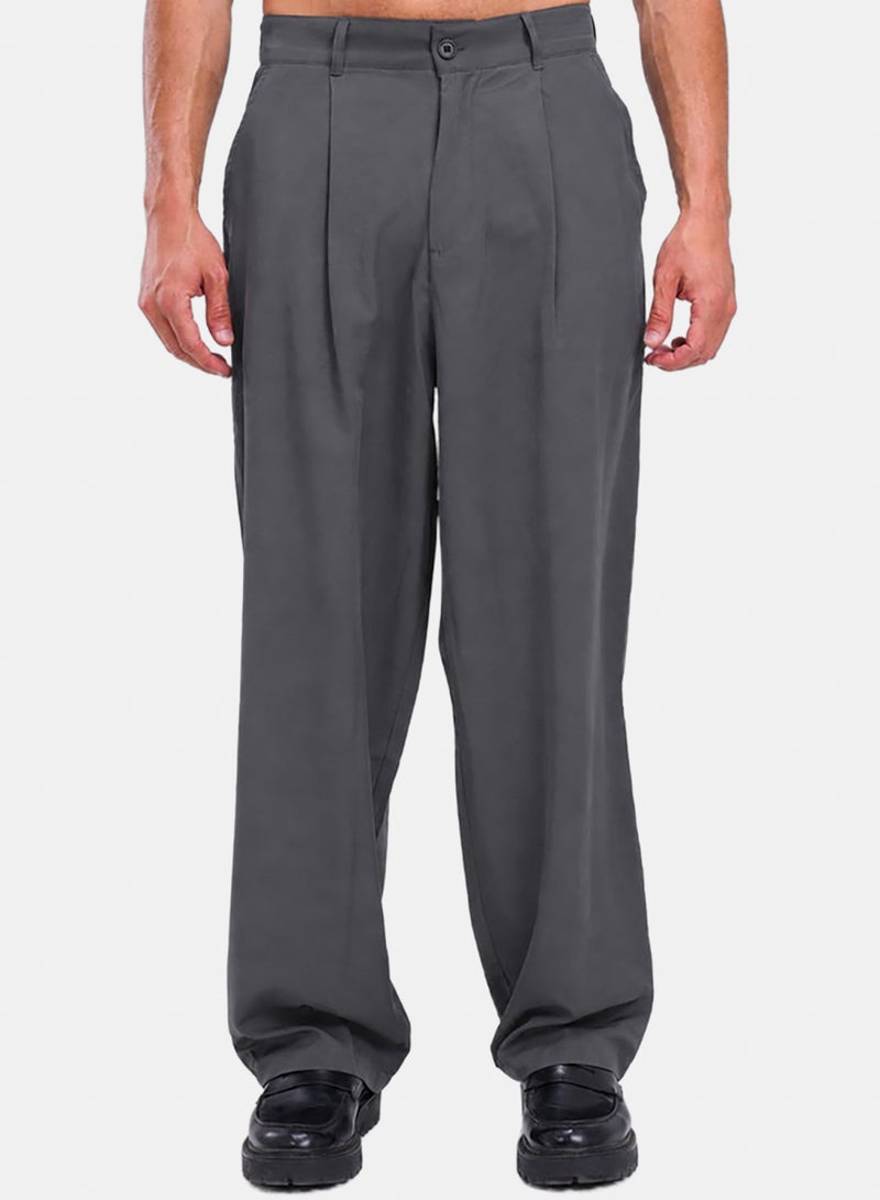 Grey Classic Pants