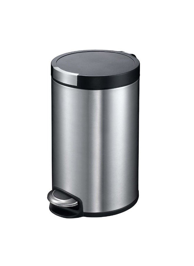 DANUBE HOME EKO 12L Artistic Step Bin – Stainless Steel Pedal Trash Can with Soft Close Lid for Kitchen, Office, Bathroom – Sleek Hygienic Waste Bin Modern Design  - Image 2