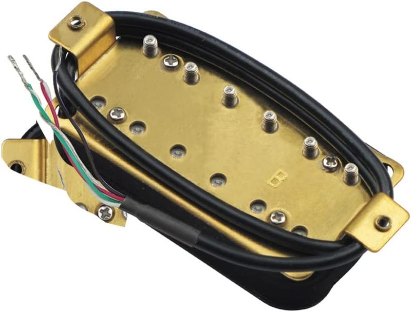 FLEOR Electric Guitar Humbucker Pickups Ceramic Double Coil Guitar Bridge Pickup & Neck Pickups Set-Zebra - Image 4
