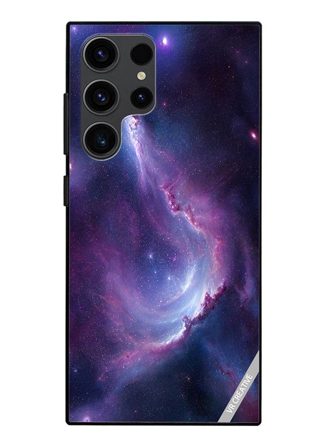 VR CREATIVE Protective Case Cover For Samsung Galaxy S24 Ultra Galaxy With Colorful Nebula Design Multicolour - Image 1