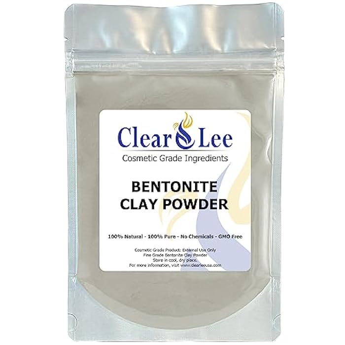 ClearLee Cosmetic Grade Clay Powders Variety Pack - Kaolin, Bentonite, Dead Sea, Moroccan, Rhassoul Clay - 5 Pack - 100% Pure Natural Powder - Great for Sampling and Discovering Best Clay for Skin - Image 2