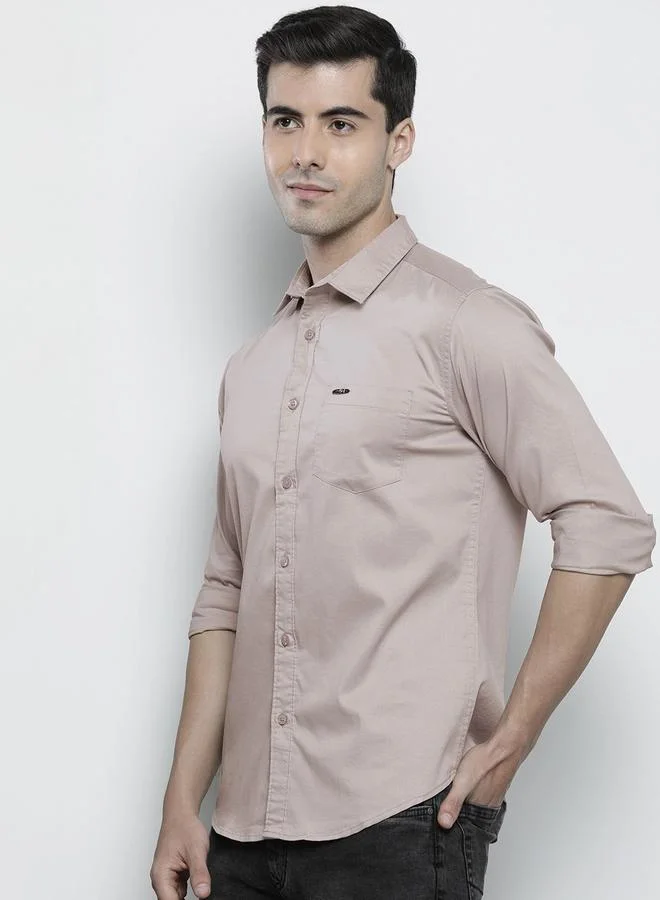 The Indian Garage Co  Men Slim Fit Solid Shirt for Men | Best Price UAE