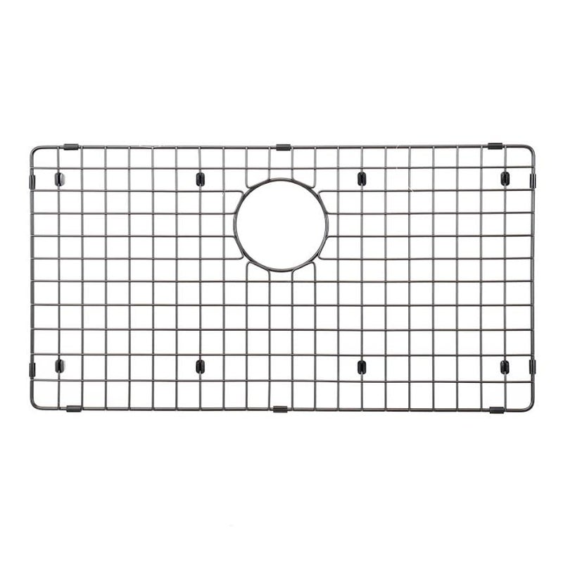 Starstar Sinks Protector Matte Black 304 Stainless Steel Kitchen Sink Bottom Grid, Rack (25 L x 15 W) - Image 4