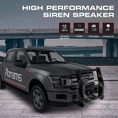 Abrams Compact 100 Watt High Performance Siren Speaker (Capable with Any 100 Watt Siren) Ultra Slim Low Profile - Image 3