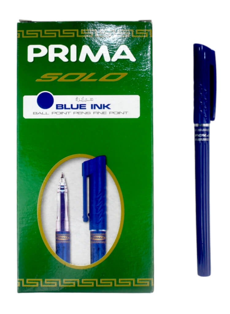 بريما القلم الجاف PRIMA القلم الجاف  قلم جاف عدد القلم المميز 0.7 ملي لون الحبر أزرق   العلبة : ١٢ قلم - Image 2