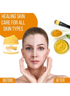 Herblov Turmeric Face Cream For Face & Body All Natural Turmeric Skin Brightening Lotion Turmeric Cleanses Skin Fights Acne Evens Tone Fades Scars Sun Damage & Age Spots Pure Turmeric Cream Healing  - Image 5