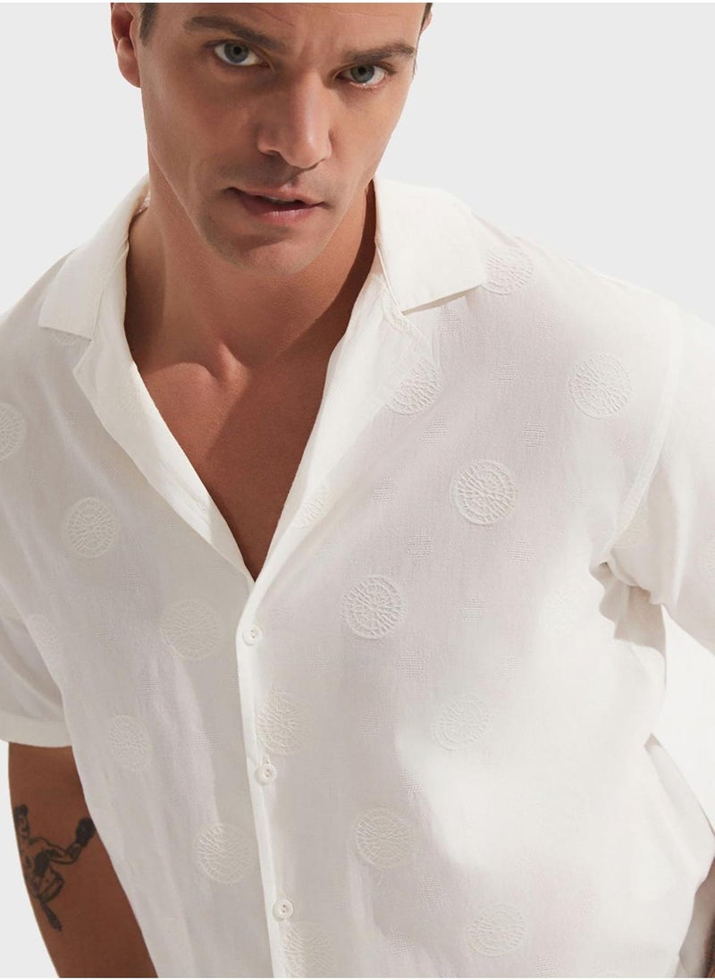 جون قميص أساسي بقصة عادية - Image 4