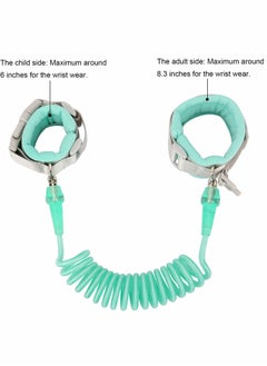 KASTWAVE Kids Anti Lost Wrist Link  Kid Leash Anti Lost Wrist Link with Key Lock Upgraded Baby Leash with Safety Wristband Rope for Babies Toddlers Child Kids Green  - Image 3
