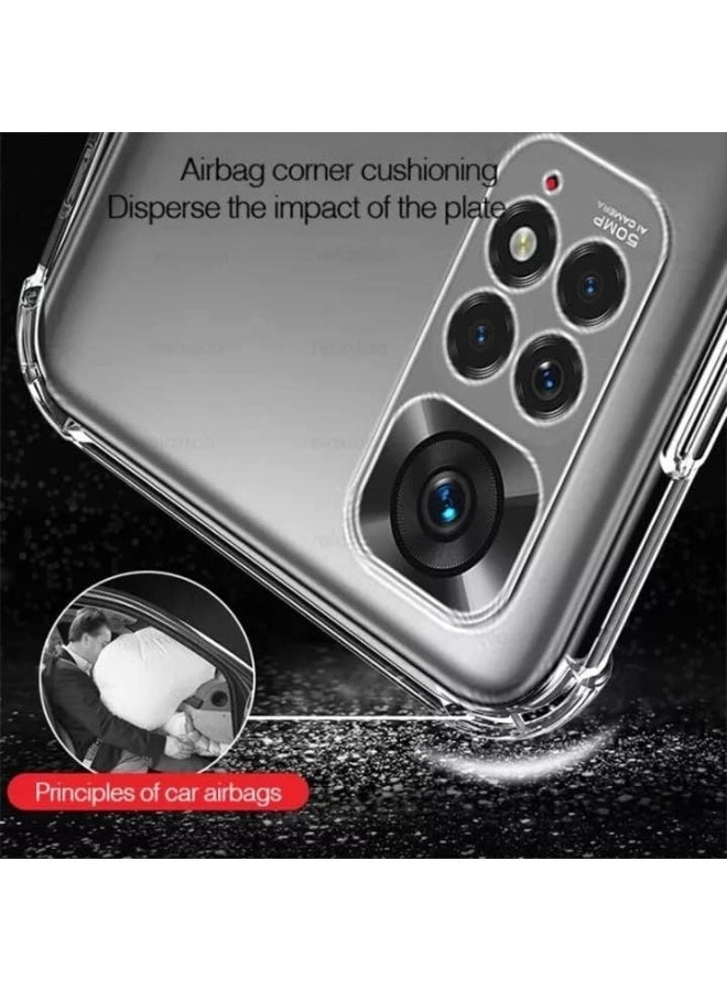 Clear Soft TPU Silicone Case for Xiaomi Redmi Note 11 4G / Redmi Note 11s 4G, Shock Protective with Camera Protection - Image 4