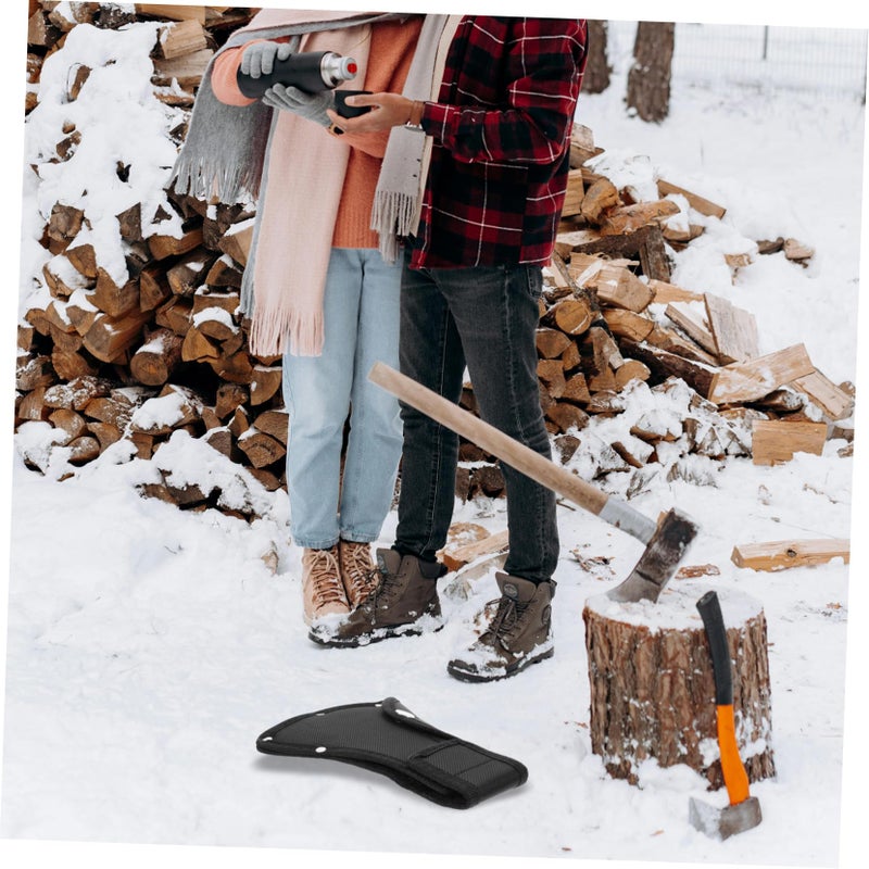 Heavy Duty Axe Sheath with Snap Closure for Camping Outdoor Hatchet Cover - Image 3