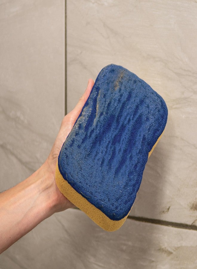 QEP 70010 Microfiber Polishing Sponge for Grouting & Cleaning - 7.5" x 5.5” - Image 2