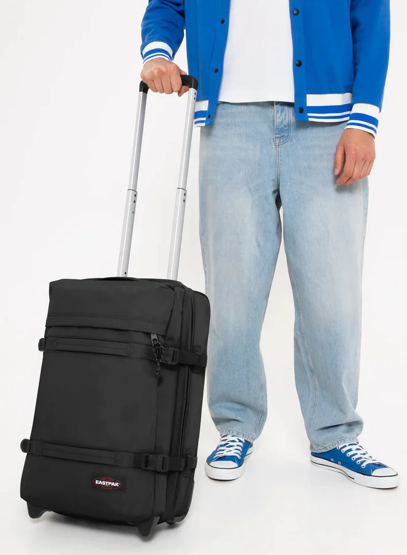EASTPAK Transit'R S Small Softcase Cabin size 2-wheel Travel Luggage Trolley - Black