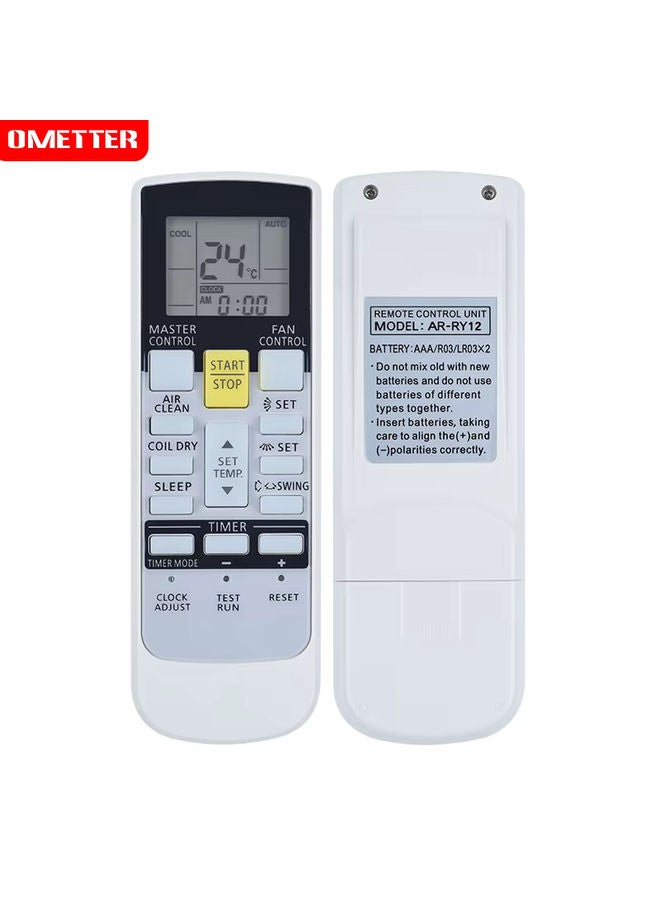 OMETTER Acondicionador de aire acondicionado de control remoto adecuado para GENERAL AR-RY12 AR-RY13 AR-RY3 AR-RY4 AR-RY14 AR-RY11 - Image 1