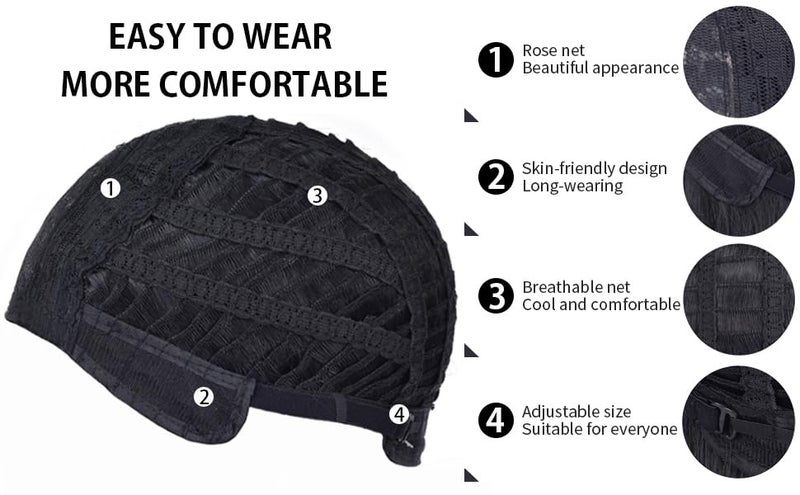 BERON 14 Inches Women Burgundy Ombre Wigs Girls Short Curly Bob Wavy Wig Wine Red Body Heat Resistant Synthetic Cosplay Daily Wigs - Image 5