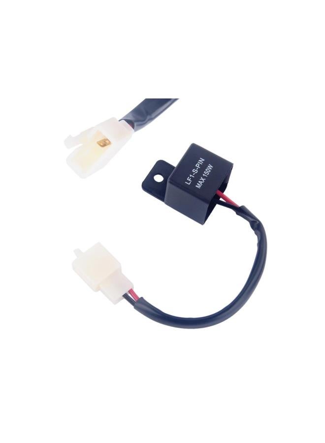 Generic Motorbike Flasher Relay, 12V 2 Pin LED Universal Waterproof Motorcycle Turn Light Turn Signal Indicator Control  - Image 2