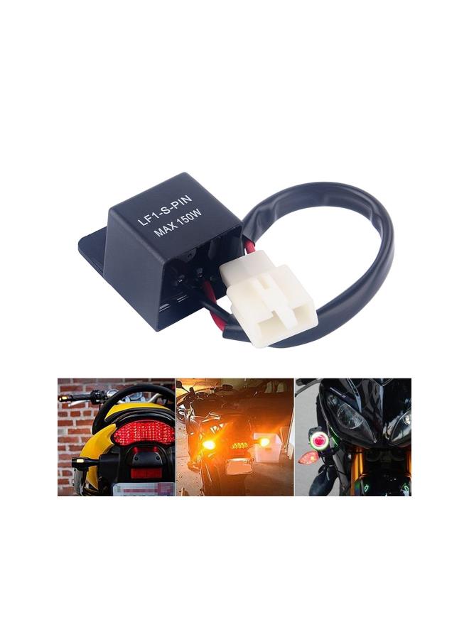 Generic Motorbike Flasher Relay, 12V 2 Pin LED Universal Waterproof Motorcycle Turn Light Turn Signal Indicator Control  - Image 1