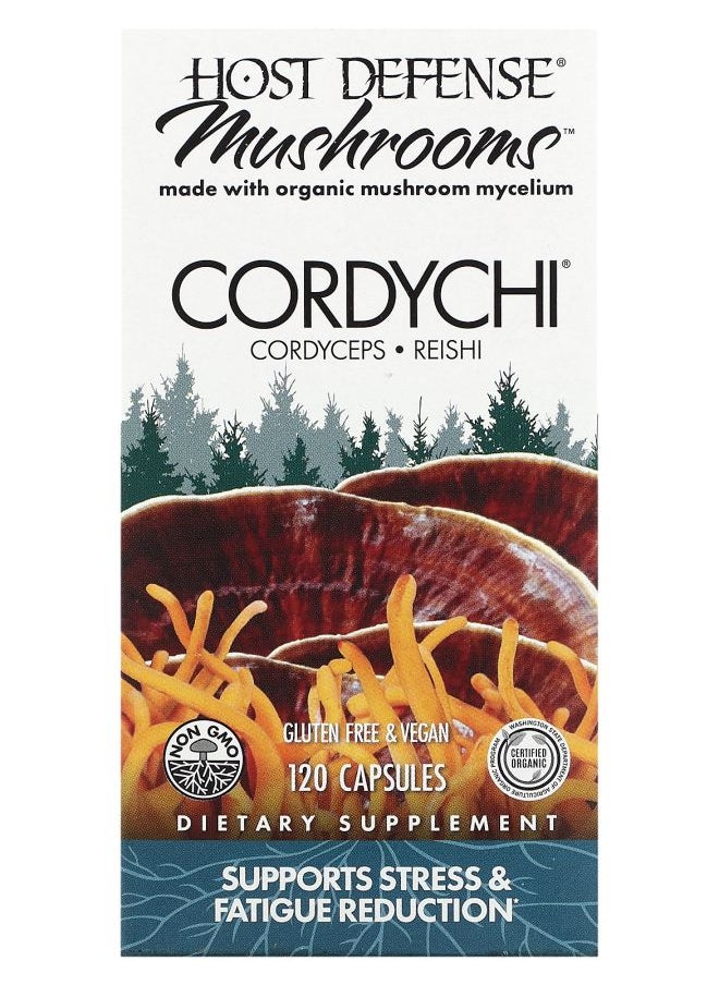 Host Defense Mushrooms Cordychi 120 Capsules 