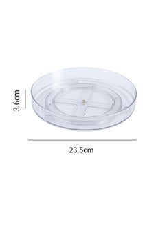 KHAJUL Single layer transparent storage rack -for Kitchen Cabinet and Storage, Fridge, Bathroom Closet, Vanity Countertop Makeup Organizing  - Image 2