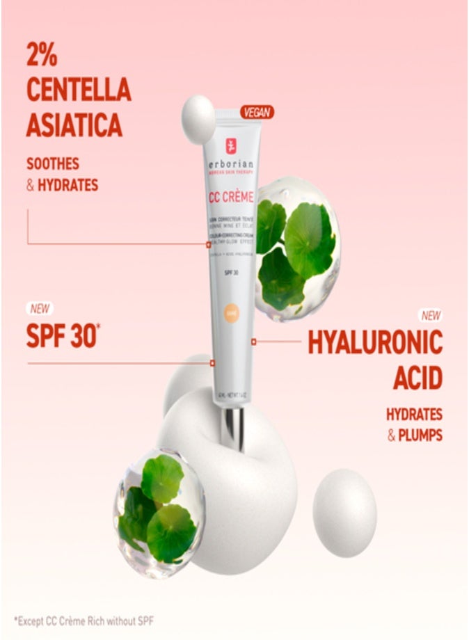 ERBORIAN CC Crème SPF30 Clair 40ml – Brightening Skin Perfector & Lightweight Coverage - Image 5