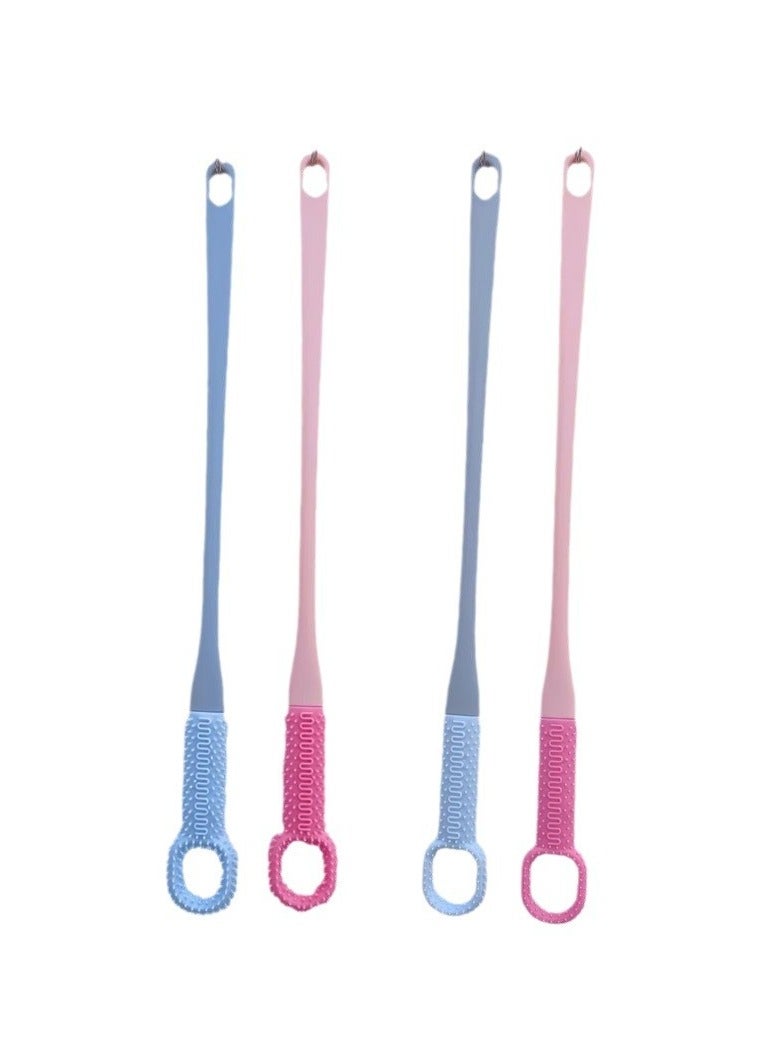 Dual-Function Foot Brush: Soft Silicone, Itch Relief & Hangable