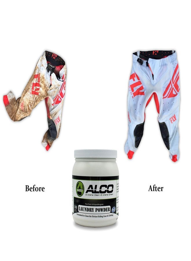 ALCO Laundry Powder - Powerful Stain Removal - Hypoallergenic and Unscented Formula for All Fabrics including Riding Gear, Gym, Baby and Delicate Clothing - 2 lbs, Pack of 1 - Image 2
