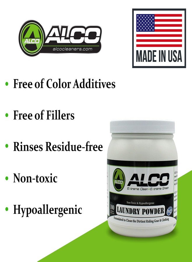 ALCO Laundry Powder - Powerful Stain Removal - Hypoallergenic and Unscented Formula for All Fabrics including Riding Gear, Gym, Baby and Delicate Clothing - 2 lbs, Pack of 1 - Image 4