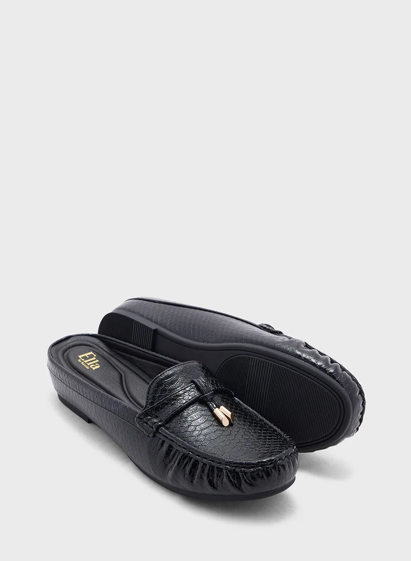 ELLA Saddle Detail Slip On Shoe